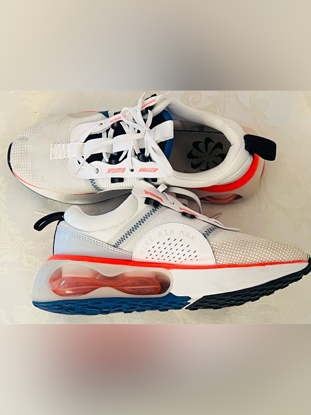 NIKE AIR MAX 2021 KIDS/YOUTH SHOES [SIZE 4Y/WOMEN 5.5] SUMMIT WHITE [DA3119-101] - Picture 11 of 15
